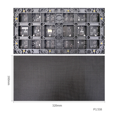 P1.538mm Fine Pitch Ekran LED Panel ścienny z pudełkiem 640 * 480 mm