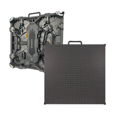P2.97mm Wewnętrzna obudowa LED do wynajęcia Aluminiowa obudowa z odlewu ciśnieniowego 500x500mm