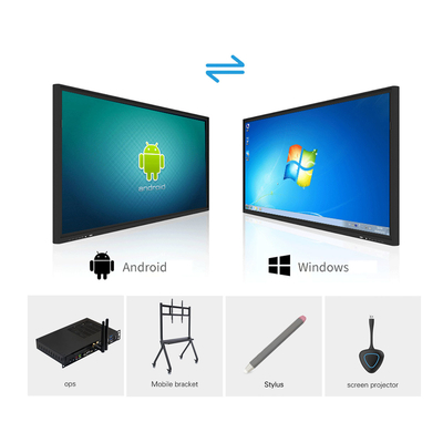 Czas reakcji 6 ms Wyświetlacz LCD sali konferencyjnej Wszystko w jednym inteligentnym panelu LCD
