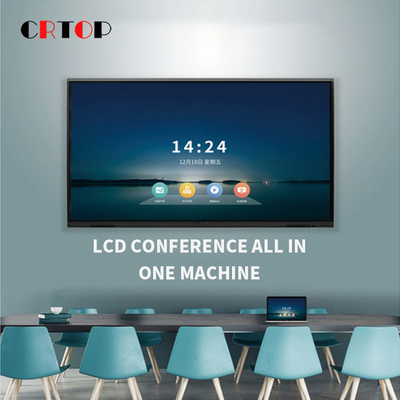 Wielofunkcyjny 75-calowy wyświetlacz LCD do sali konferencyjnej Dotykowy panel LCD 4K HD
