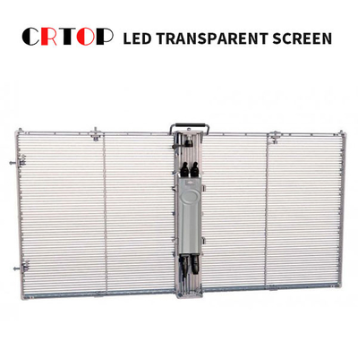 P3.8mm P7.8mm Przezroczysty ekran reklamowy LED dla Supermaket