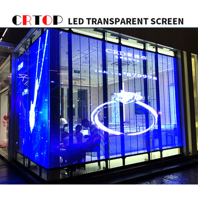 Przezroczysty panel LED z częstotliwością odświeżania 3840HZ do centrum handlowego