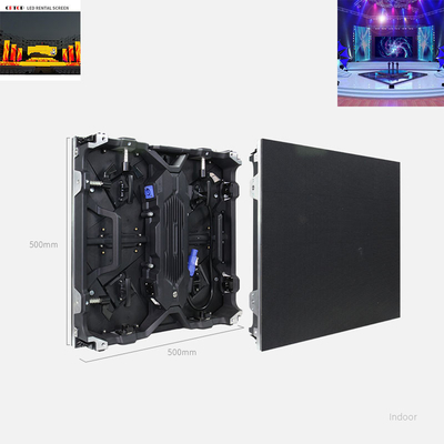 Moduł 250 * 250 mm Wypożyczalnia wewnętrzna Ekran LED Struktura pikseli 1R1G1B