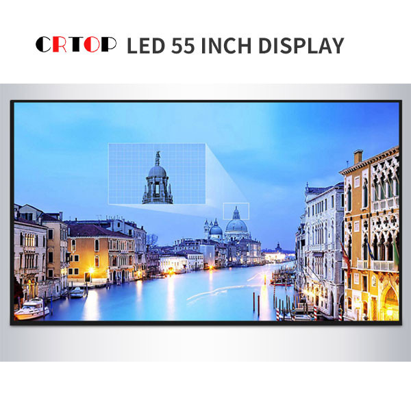 Kolorowy wewnętrzny wyświetlacz LED P1.25mm 55-calowe duże pudełko